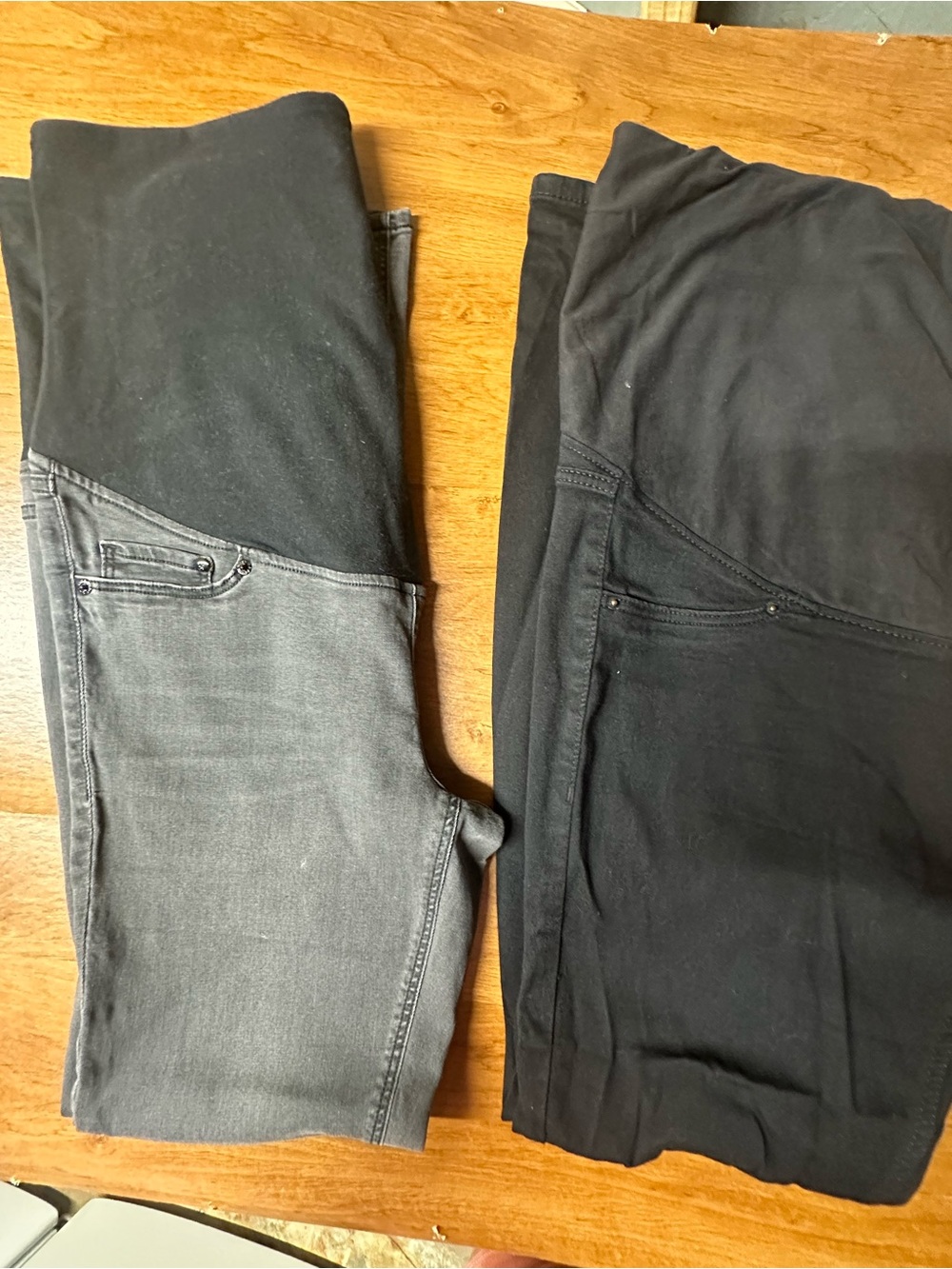 H&M Mama Super Skinny Maternity Jeans - Black lot 2 jeans
